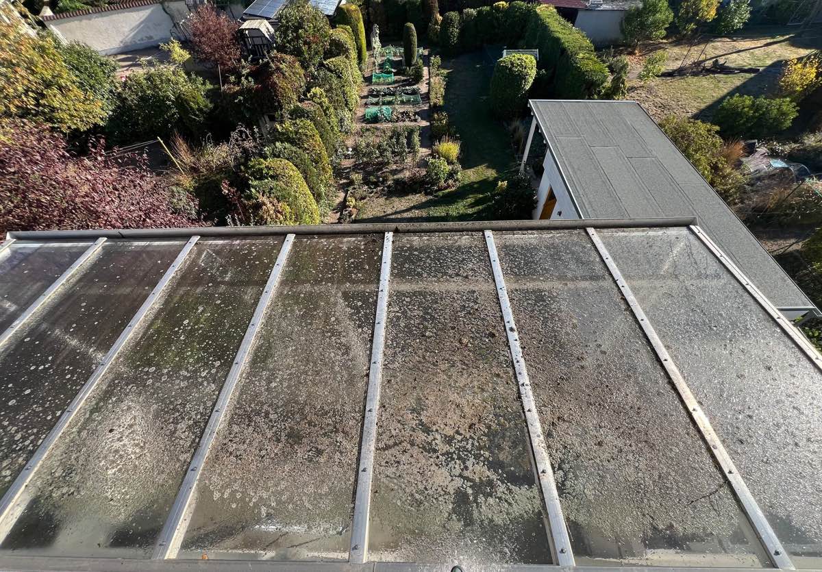 Terrassenüberdachung vorher
